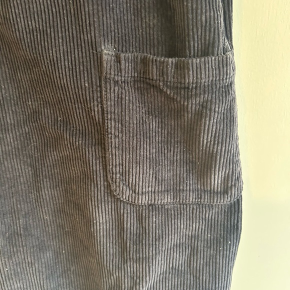 Rich Dark Blue Corduroy Pinafore Fatface Dress - Picture 2 of 3